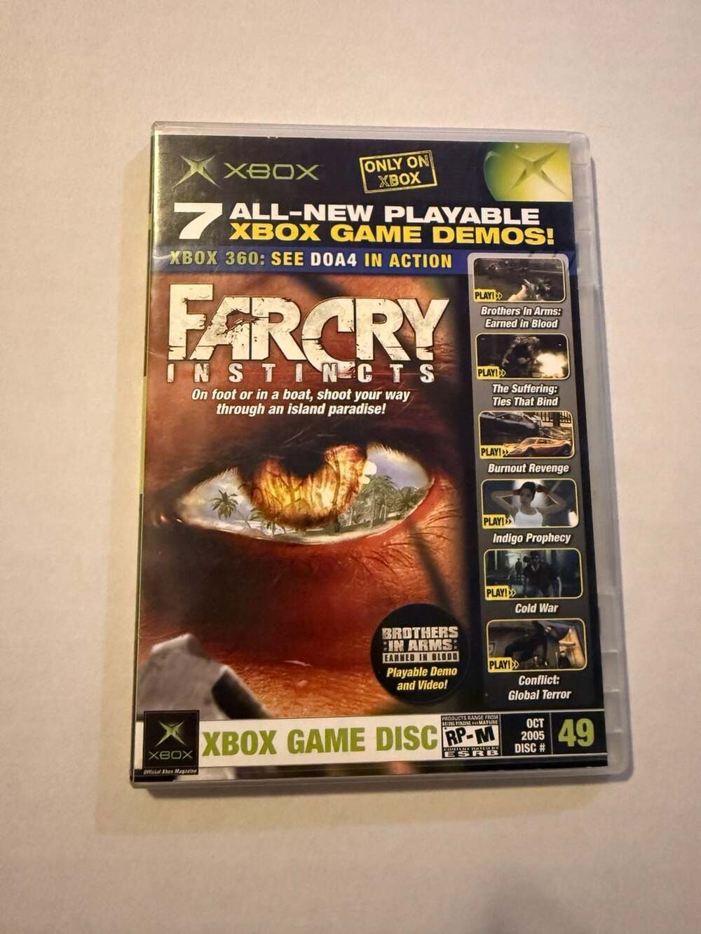 Official Xbox Magazine Demo Disc 49 Far Cry Instincts Xbox